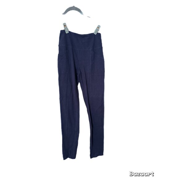 Ruby Ribbon Pants - Ruby Ribbon Dark Blue Leggings Shapewear Size Medium Womens